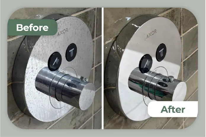 Clean Space Social Media Post of Before and After