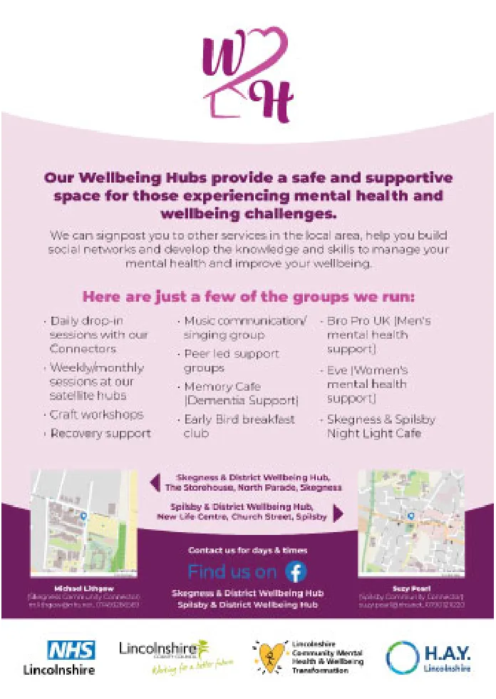 Wellbeing Hub A4 Flyer Design