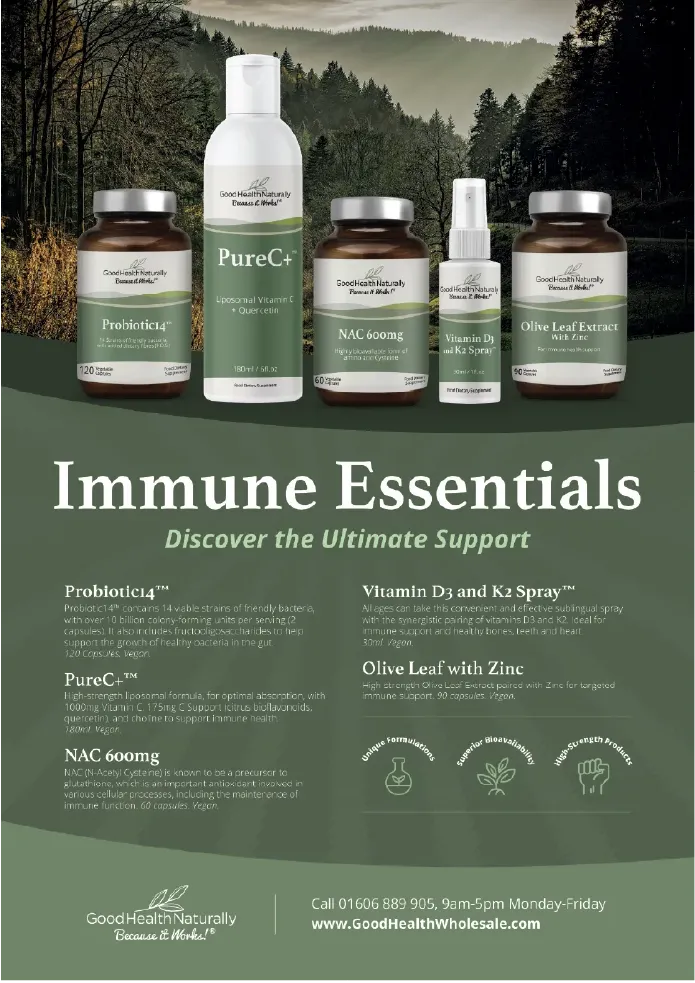 Good Health Naturally Advert Design