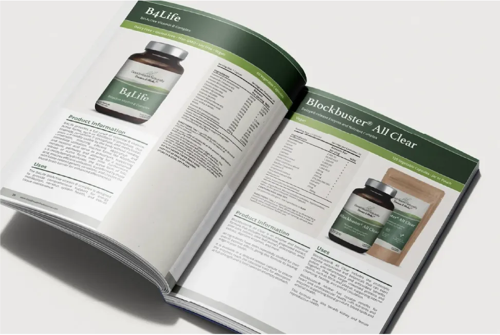 Good Health Naturally Brochure Design